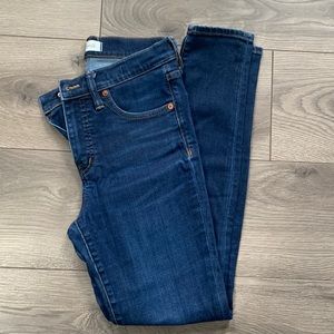 Madewell 9” high rise skinny jeans size 26